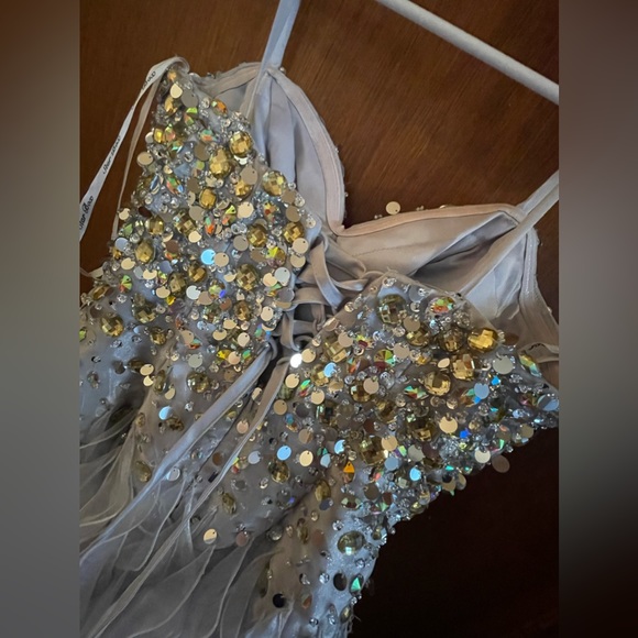 Prom Dress Rhinestone - Picture 1 of 10